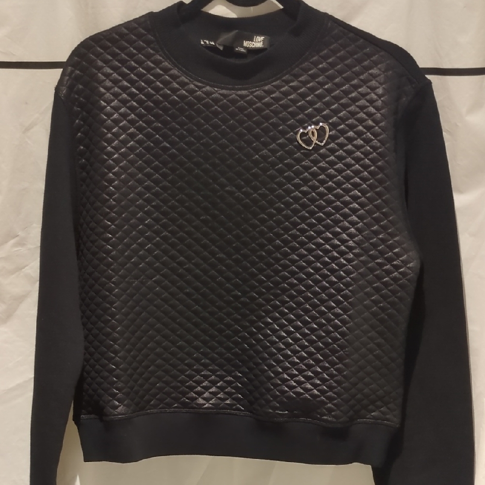 Love Moschino Quilted Ladies Top - Size US2